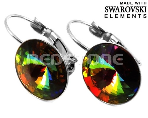 Náušnice Swarovski Elements RED8015